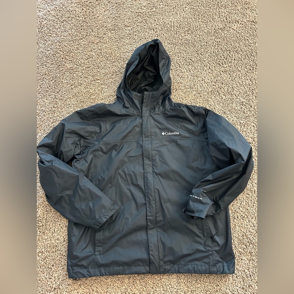 Men’s Columbia omnitech light weight rain windbreaker spring jacket